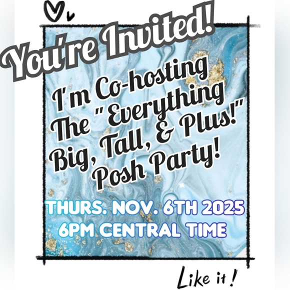 Unbranded Other - Co-Hosting The Everything Big Tall & Plus Posh Party